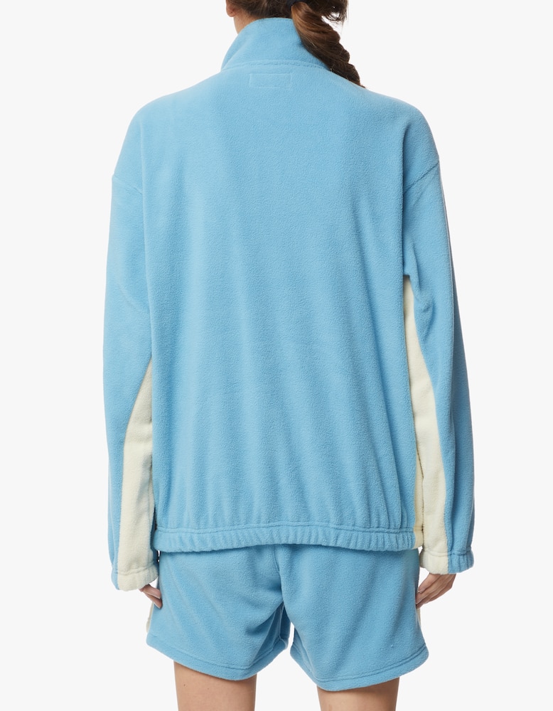 rinascente 7 Days Active Fleece pullover with half zip