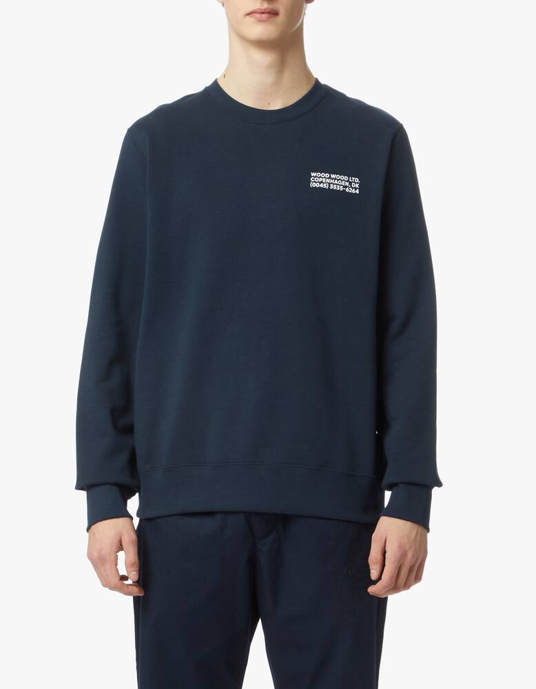 rinascente Wood Wood Hugh info sweatshirt