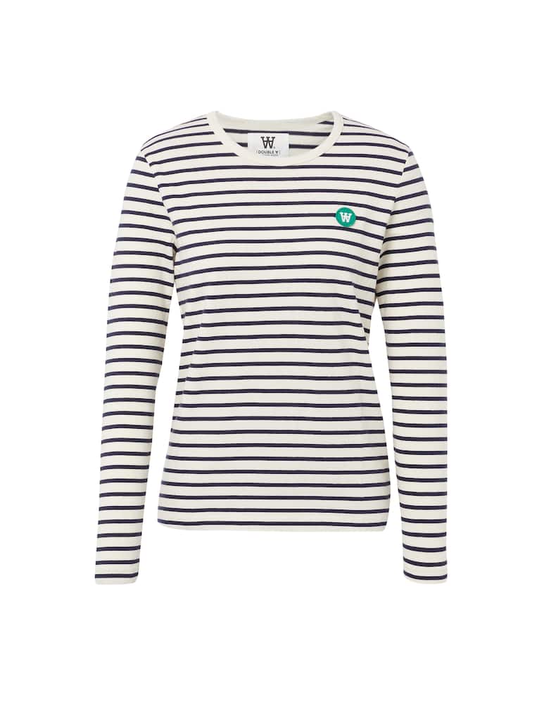 rinascente Wood Wood Maglietta a manica lunga a righe Moa