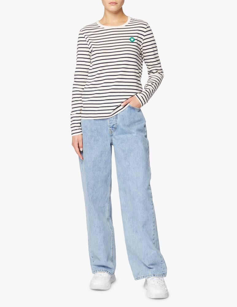 rinascente Wood Wood Maglietta a manica lunga a righe Moa