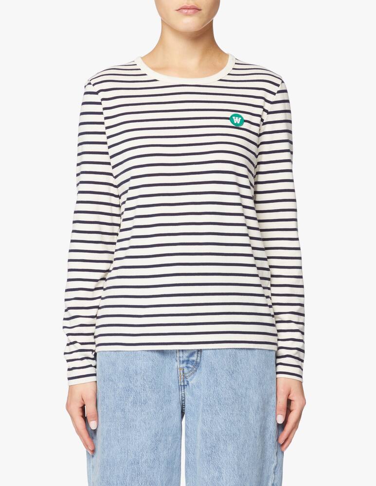 rinascente Wood Wood Maglietta a manica lunga a righe Moa