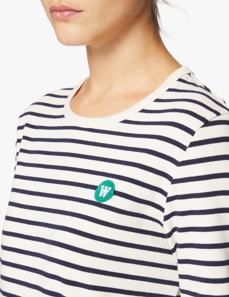 rinascente Wood Wood Maglietta a manica lunga a righe Moa