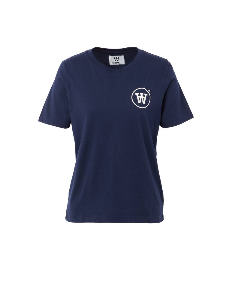 rinascente Wood Wood T-shirt in cotone Mia con logo