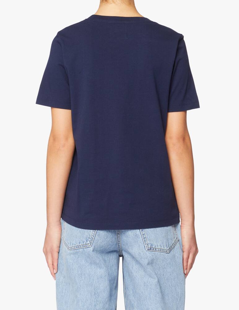 rinascente Wood Wood T-shirt in cotone Mia con logo