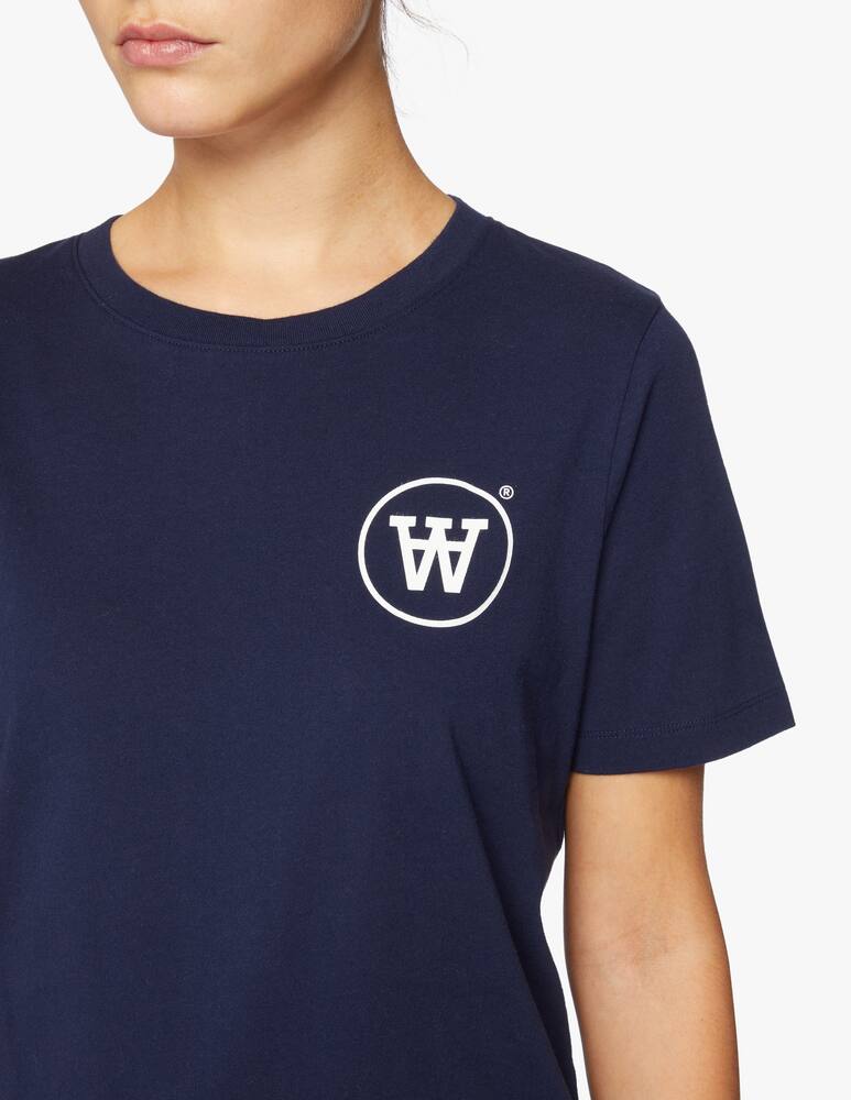 rinascente Wood Wood T-shirt in cotone Mia con logo