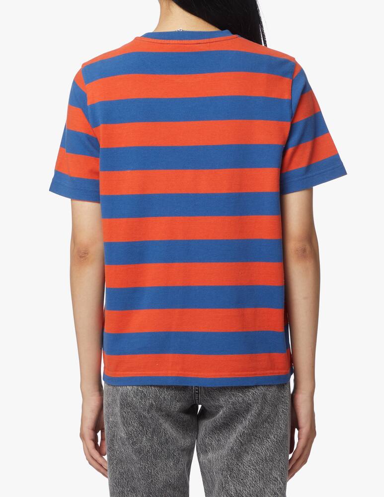 rinascente Wood Wood T-shirt in cotone a righe Alma