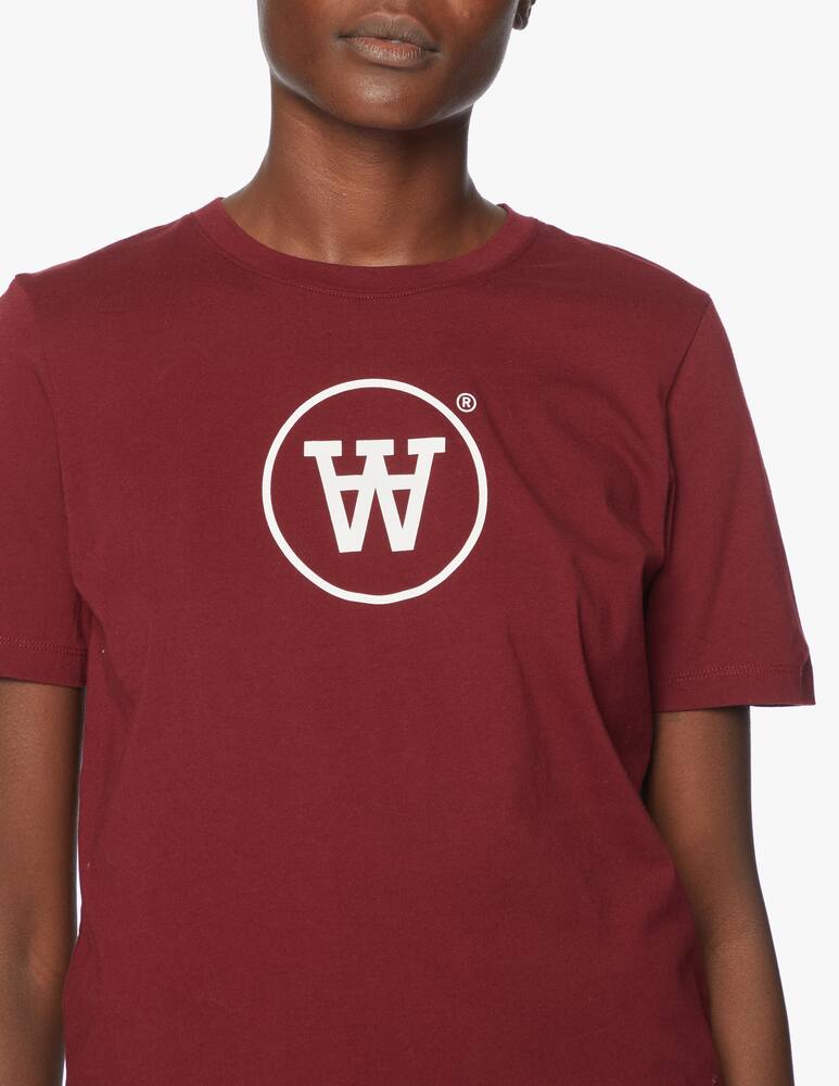 rinascente Wood Wood Cotton t-shirt Mia with logo