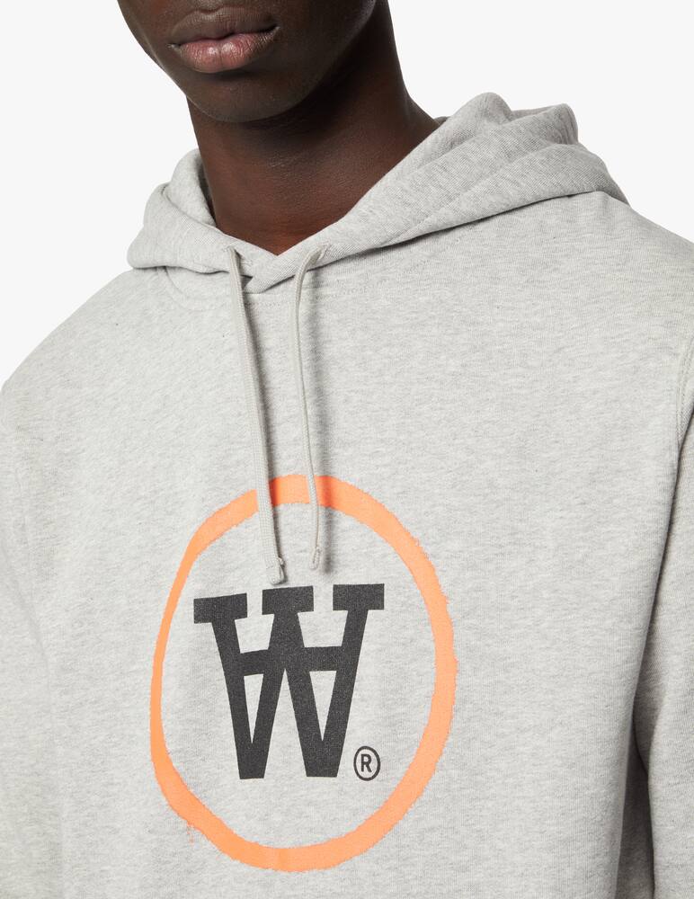 rinascente Wood Wood Logo ian hoodie