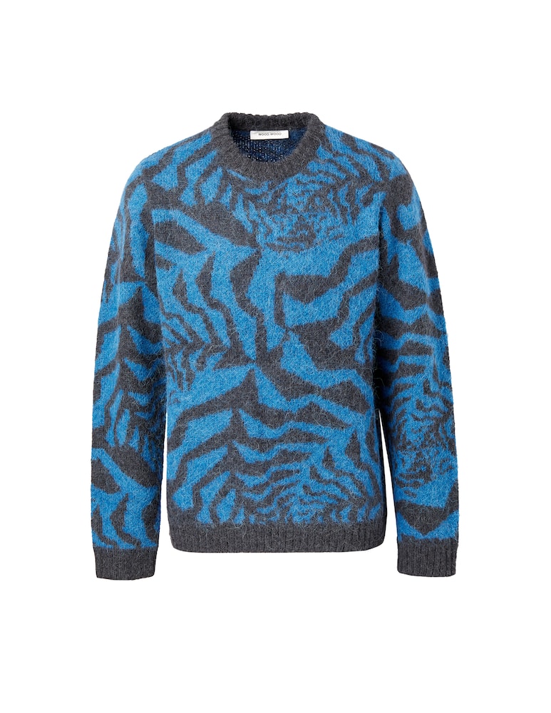 rinascente Wood Wood Graphic beckett roundneck jumper