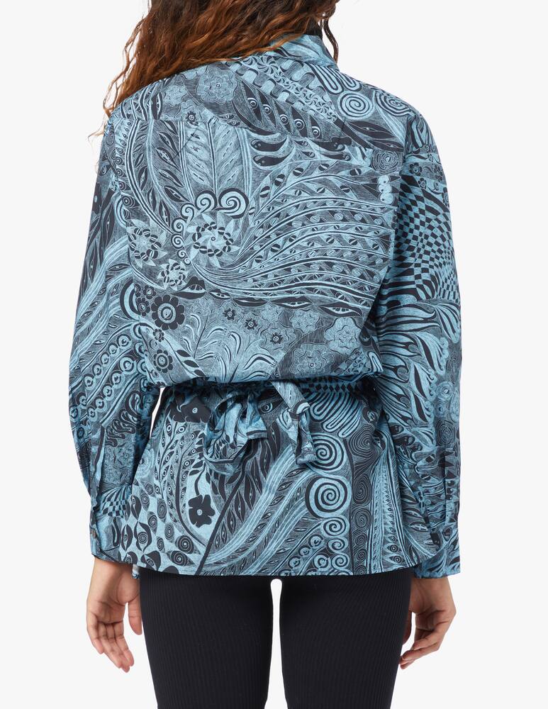 rinascente Wood Wood Camicia in cotone - azzurro