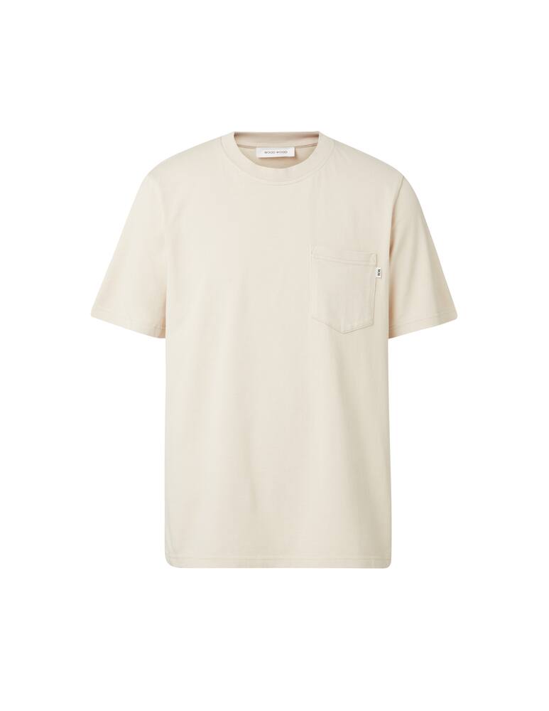 rinascente Wood Wood T-shirt bobby pocket - beige