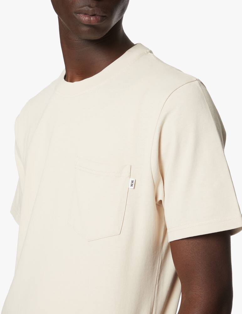 rinascente Wood Wood T-shirt bobby pocket - beige
