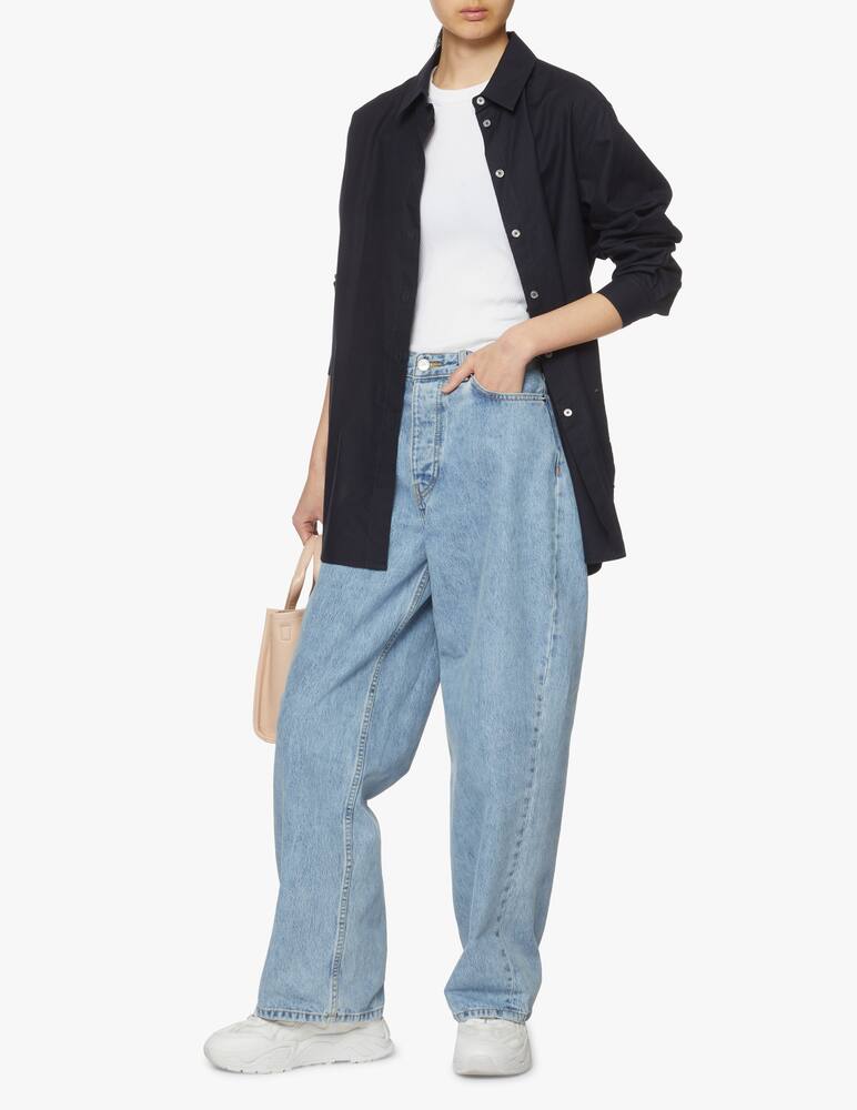 rinascente Wood Wood Cotton shirt - blue