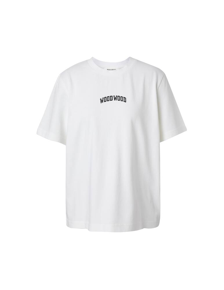 rinascente Wood Wood Cotton short sleeves t-shirt with logo - white