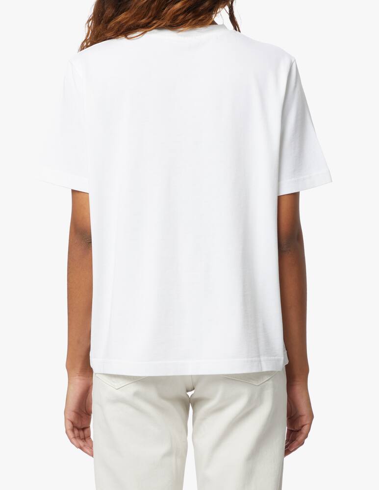 rinascente Wood Wood Cotton short sleeves t-shirt with logo - white