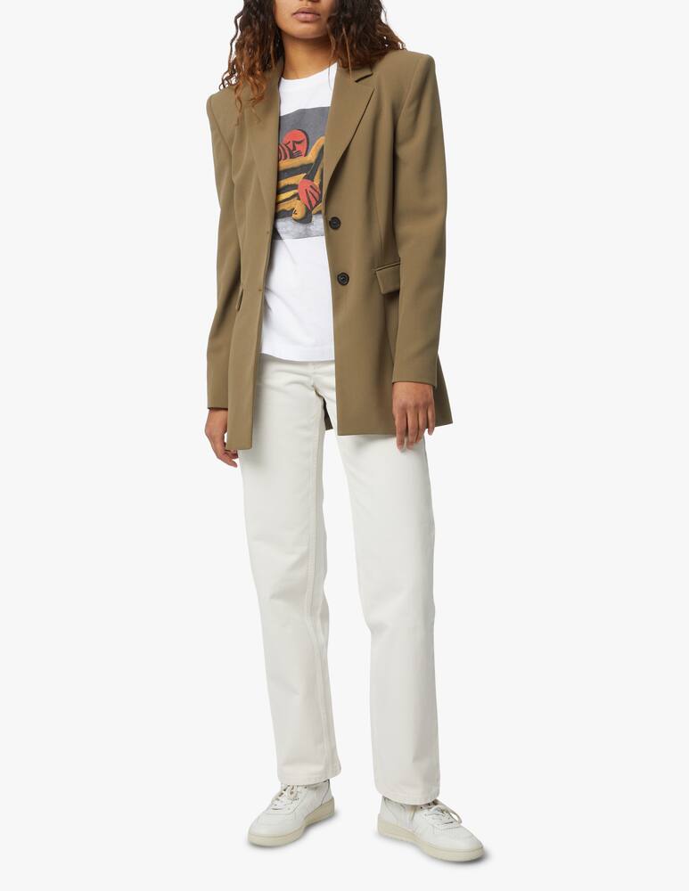 rinascente Wood Wood Cotton short sleeves t-shirt with logo - white