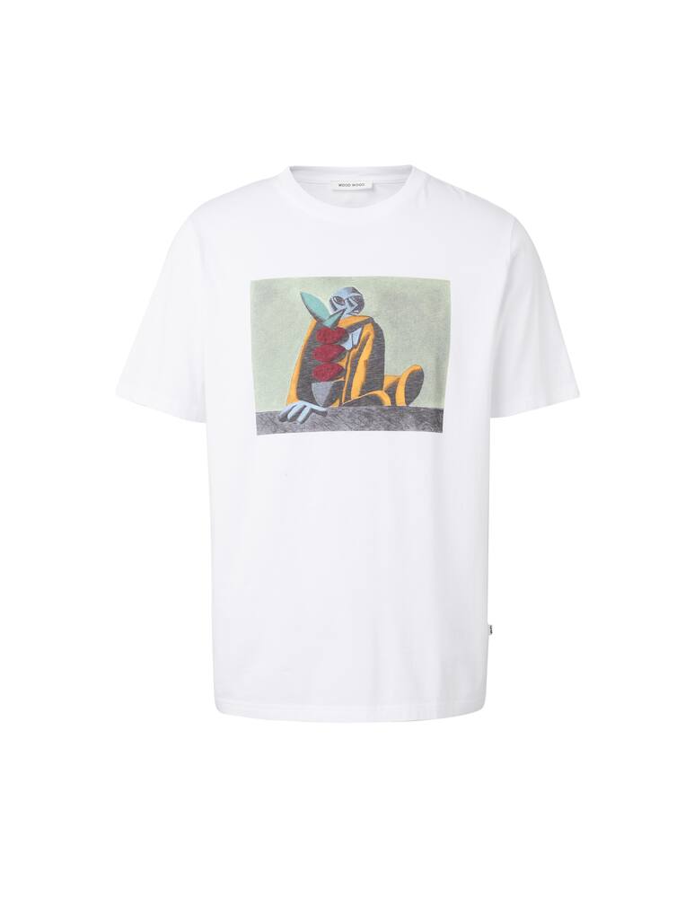 rinascente Wood Wood Maglietta j marshall sami - bianco