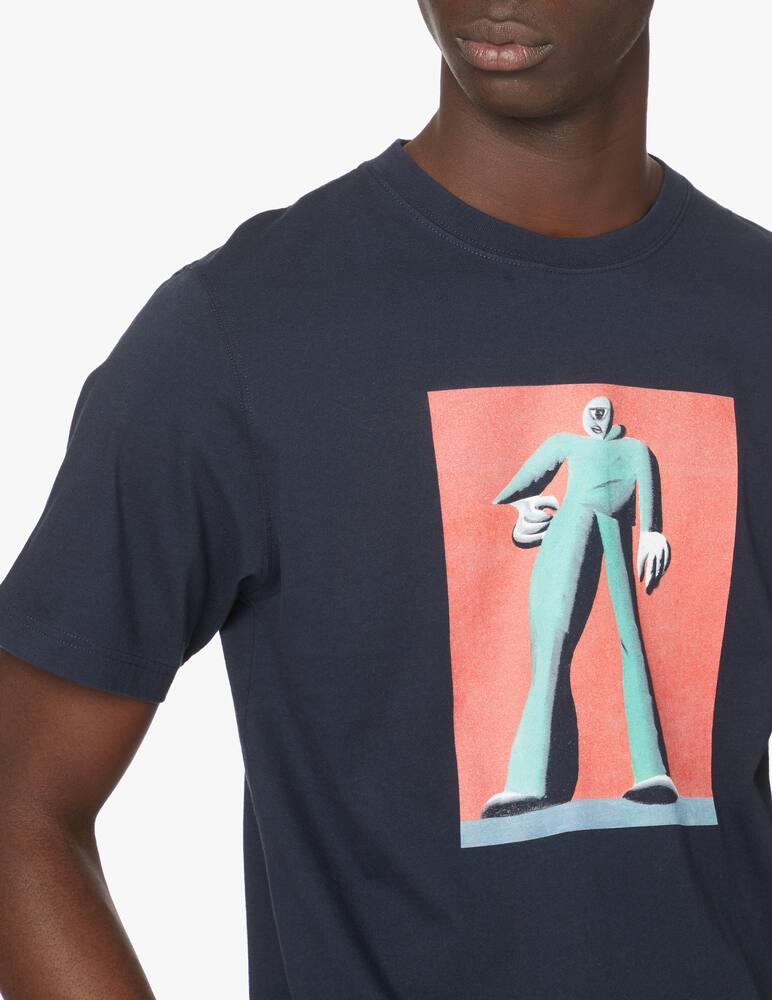 rinascente Wood Wood T-shirt j marshall sami jm - blue