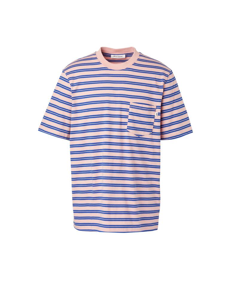 rinascente Wood Wood T-shirt bobby pocket stripes - multi