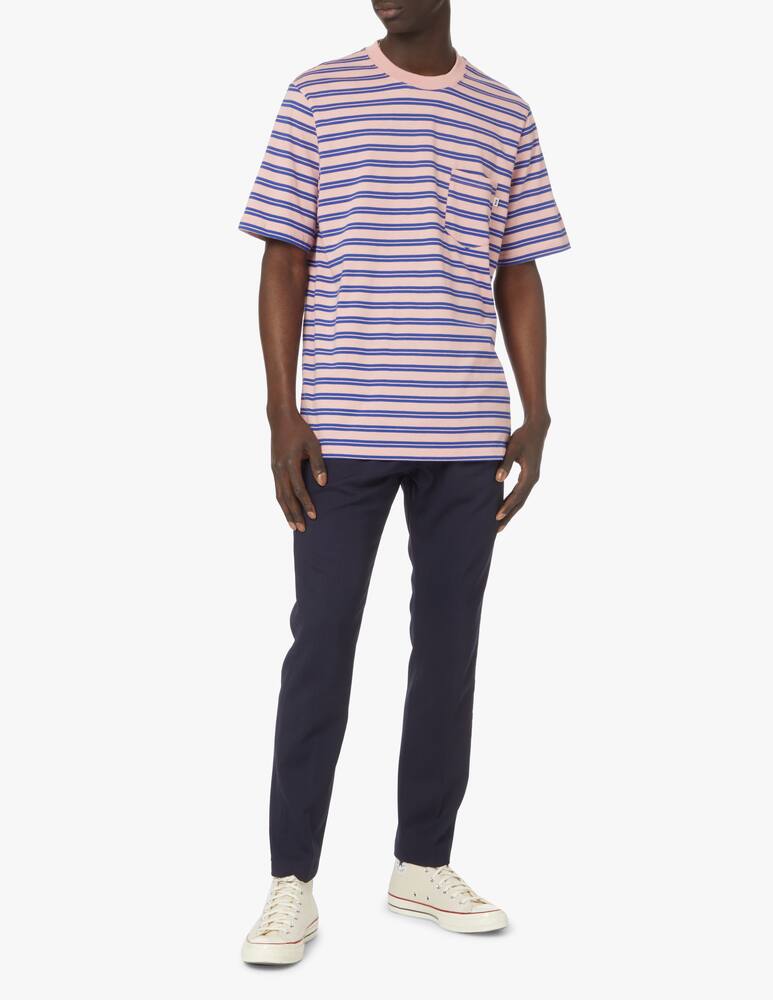 rinascente Wood Wood T-shirt bobby pocket stripes - multi