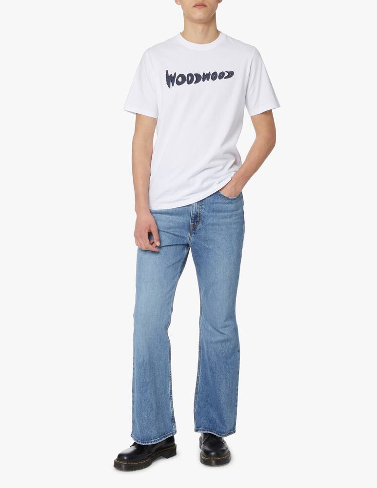 rinascente Wood Wood T-shirt logo ww jerkurb - white
