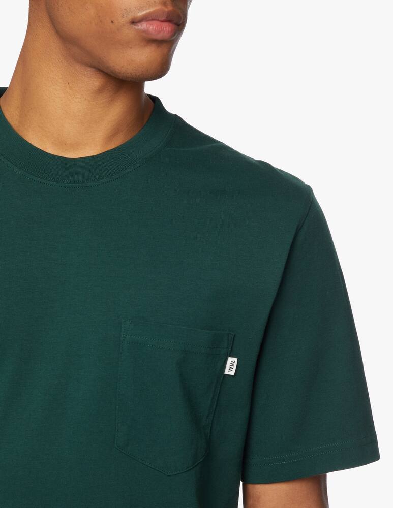 rinascente Wood Wood Maglietta bobby con taschino - verde