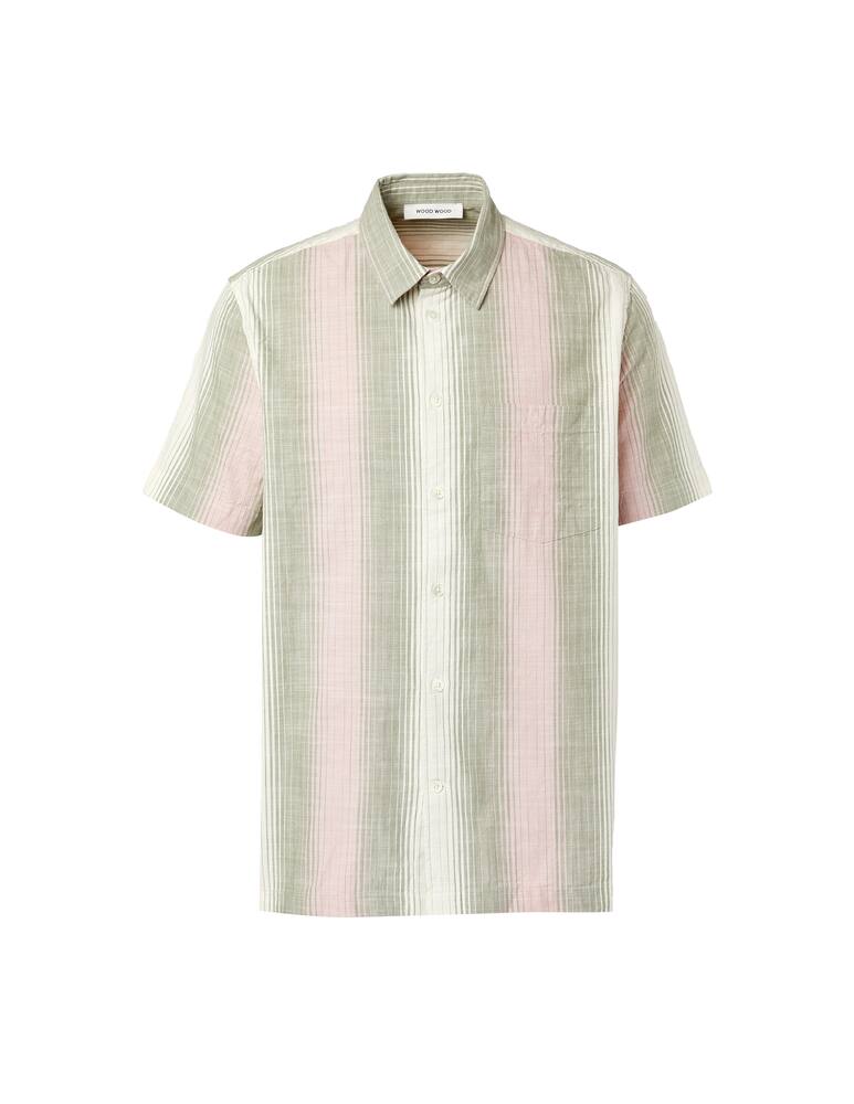 rinascente Wood Wood Short sleeve shirt gradient - green