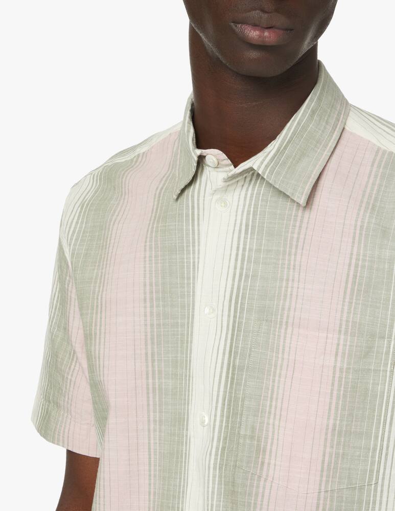 rinascente Wood Wood Short sleeve shirt gradient - green