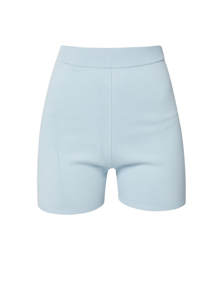 rinascente Wood Wood Pantaloni corti in viscosa - azzurro