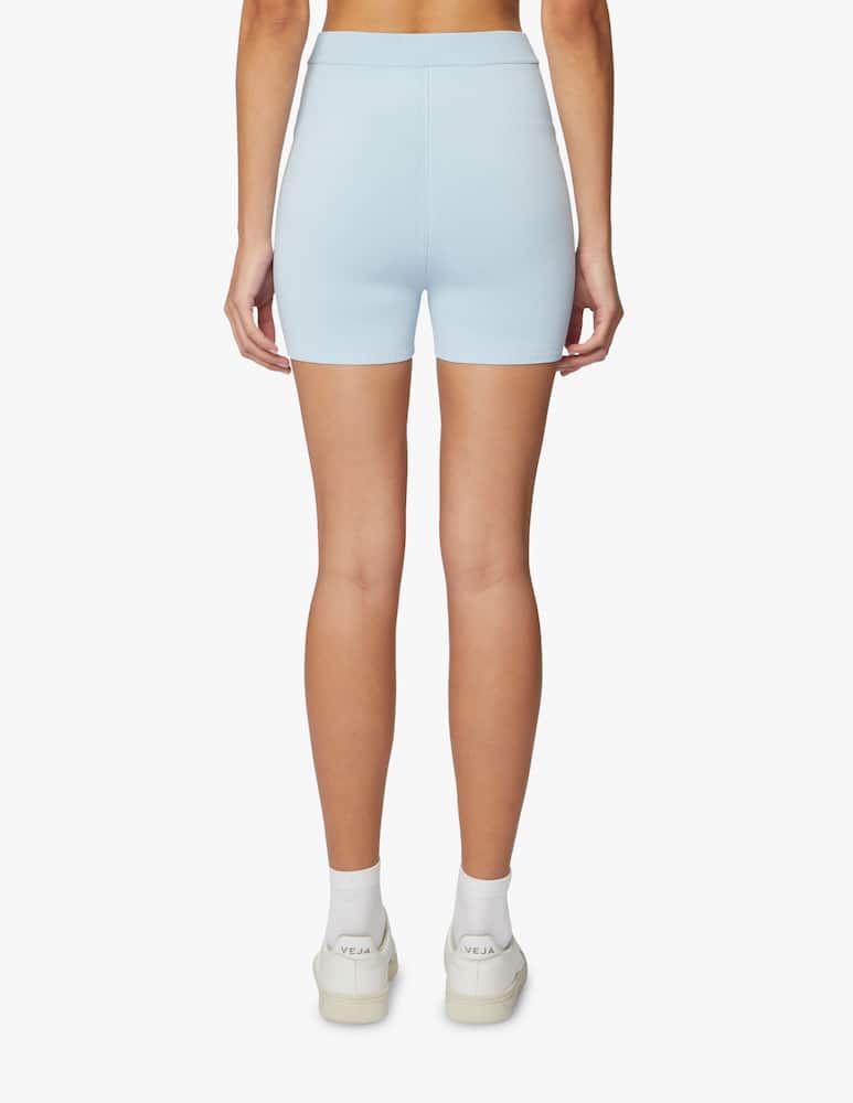 rinascente Wood Wood Pantaloni corti in viscosa - azzurro