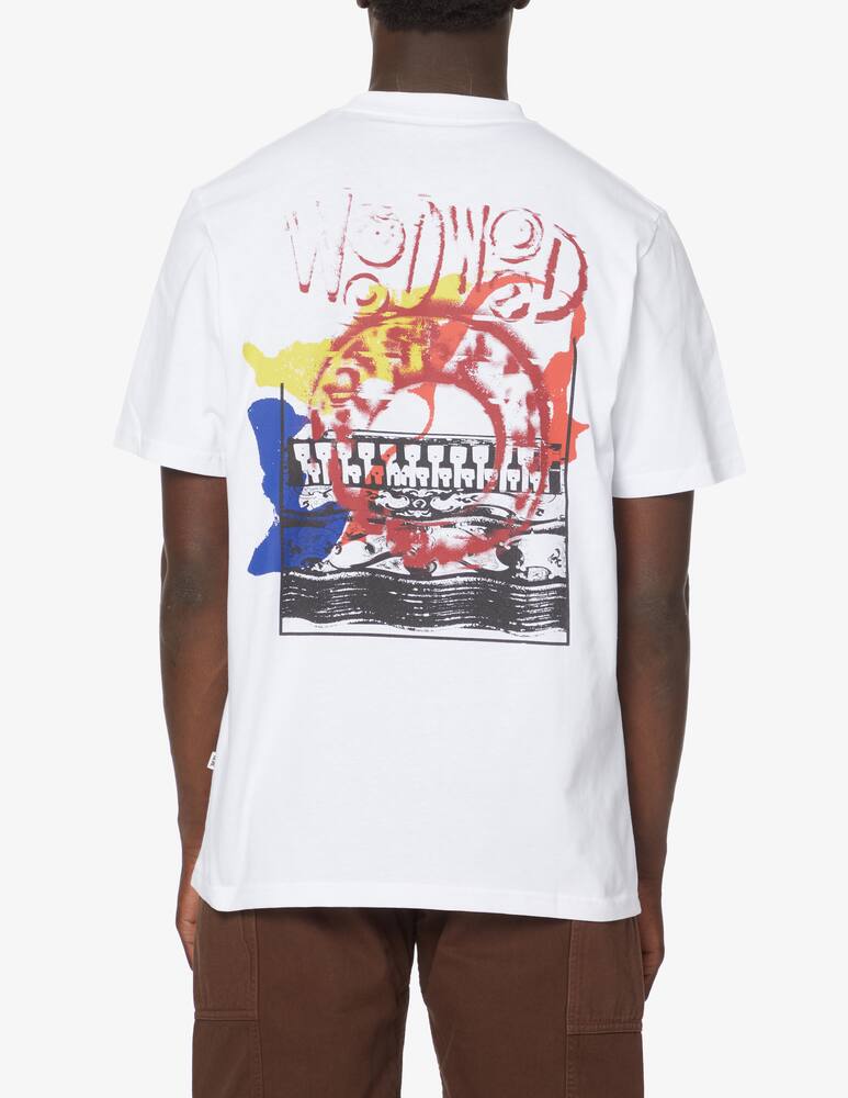 rinascente Wood Wood Eye graphic back t-shirt - White