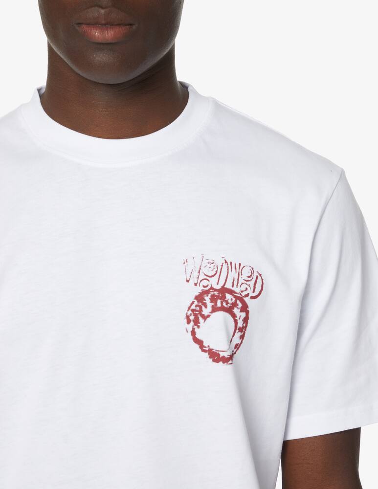 rinascente Wood Wood Eye graphic back t-shirt - White