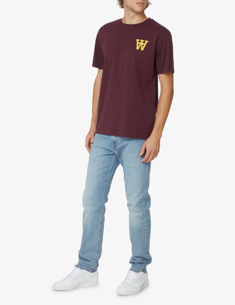 rinascente Wood Wood Maglietta manica corta ace aa - Rosso