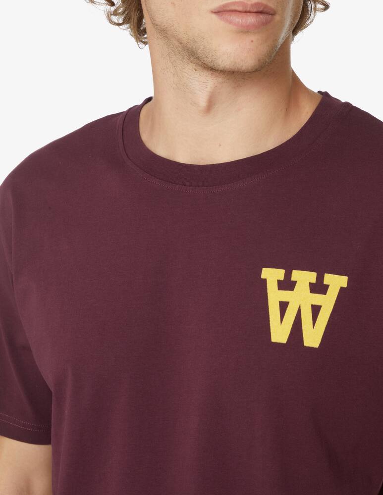 rinascente Wood Wood Maglietta manica corta ace aa - Rosso