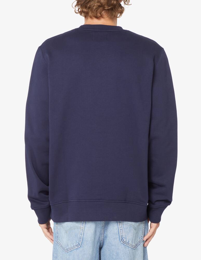 rinascente Wood Wood Chest patch aa roundneck sweatshirt - Blue