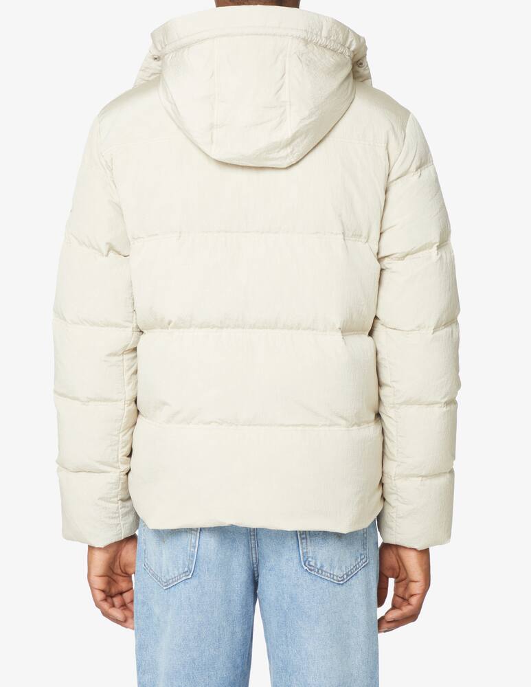 rinascente Wood Wood Giacca imbottita con cappuccio ripstop - Beige