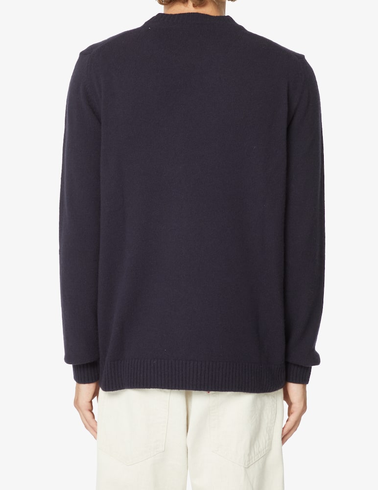 rinascente Wood Wood Wool roundneck sweater - Blue