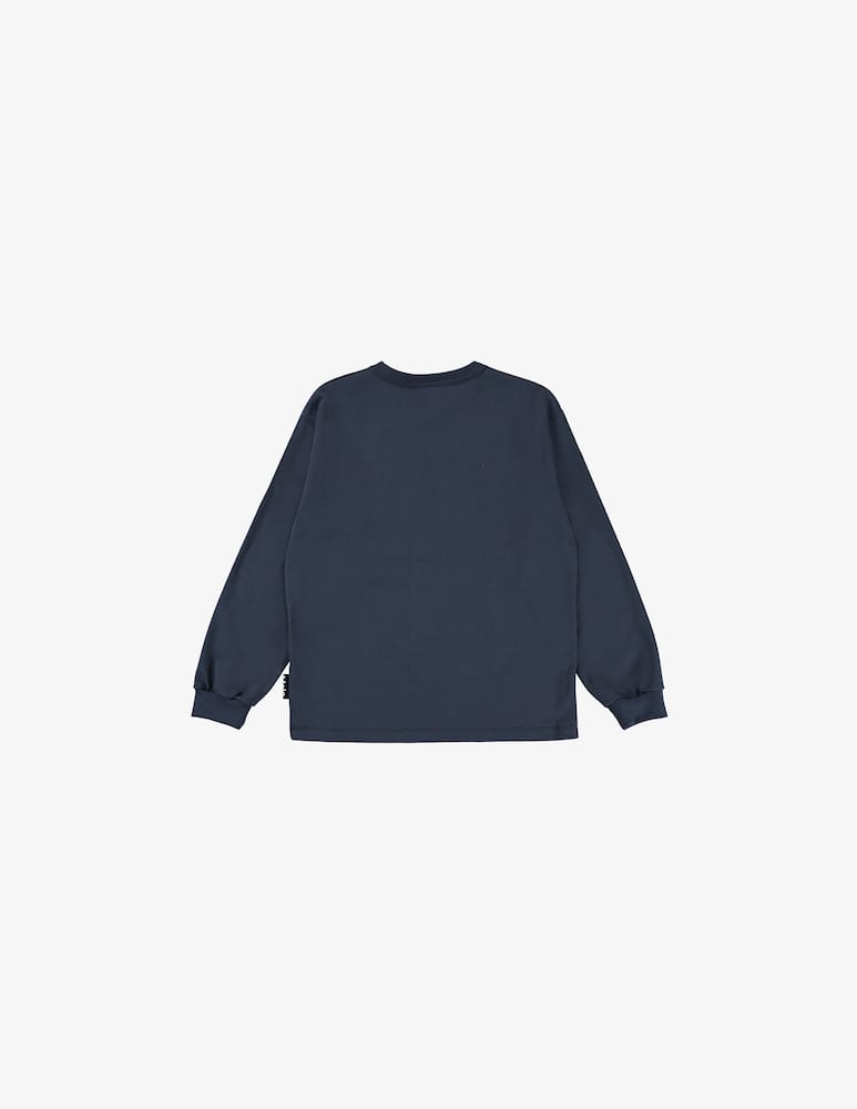 Molo Rin cotton long sleeved tee - Blue - picture 2 Molo Rin cotton long sleeved tee - Blue - picture 2