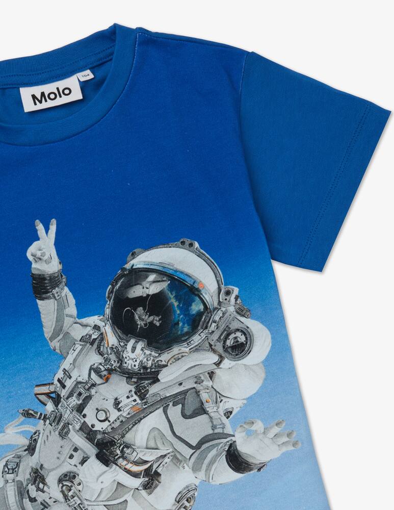 Molo T-shirt in cotone rasmus - Blu - immagine 2 Molo T-shirt in cotone rasmus - Blu - immagine 2