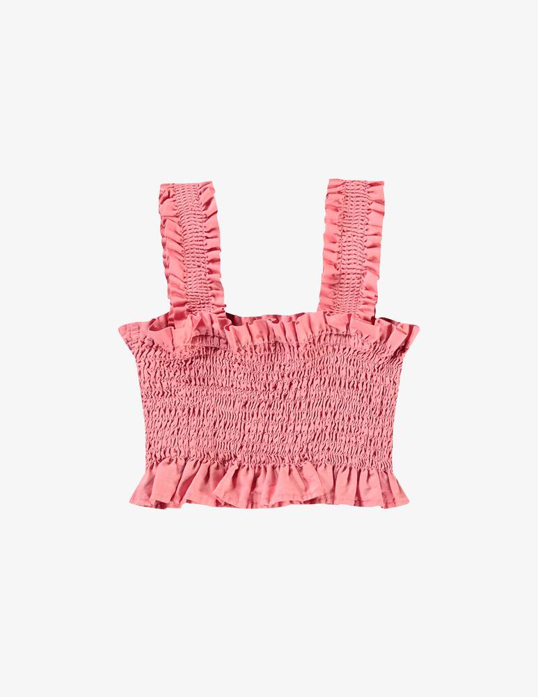 rinascente Molo Smocked ruffle top