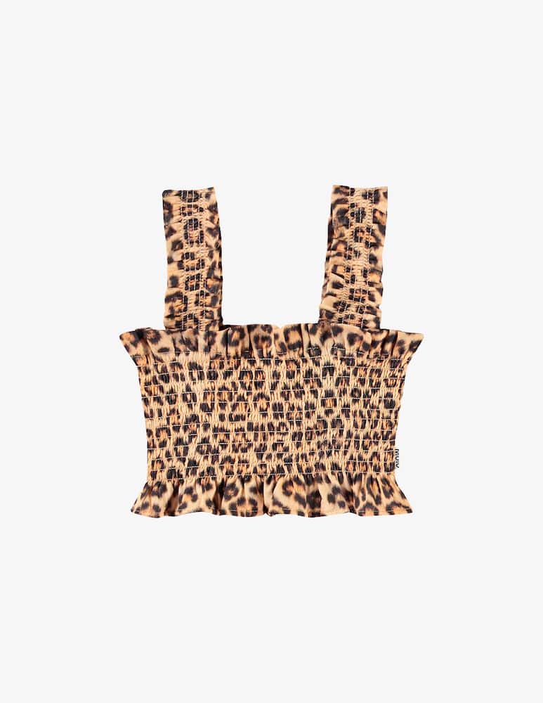 Molo Leopard smocked top - picture 1 Molo Leopard smocked top - picture 1