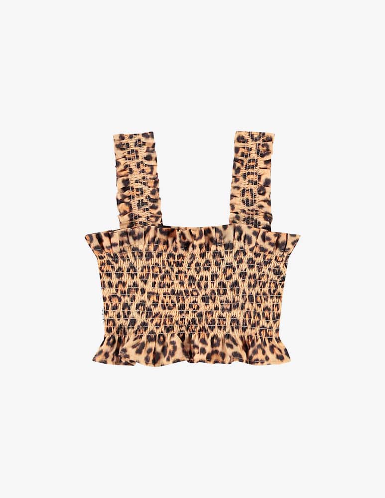 Molo Leopard smocked top - picture 2 Molo Leopard smocked top - picture 2