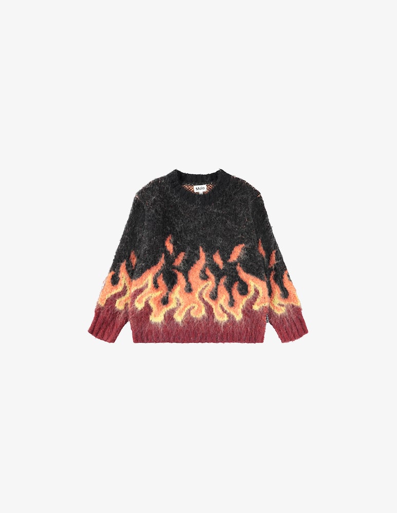 rinascente Molo Maglione con fiamme