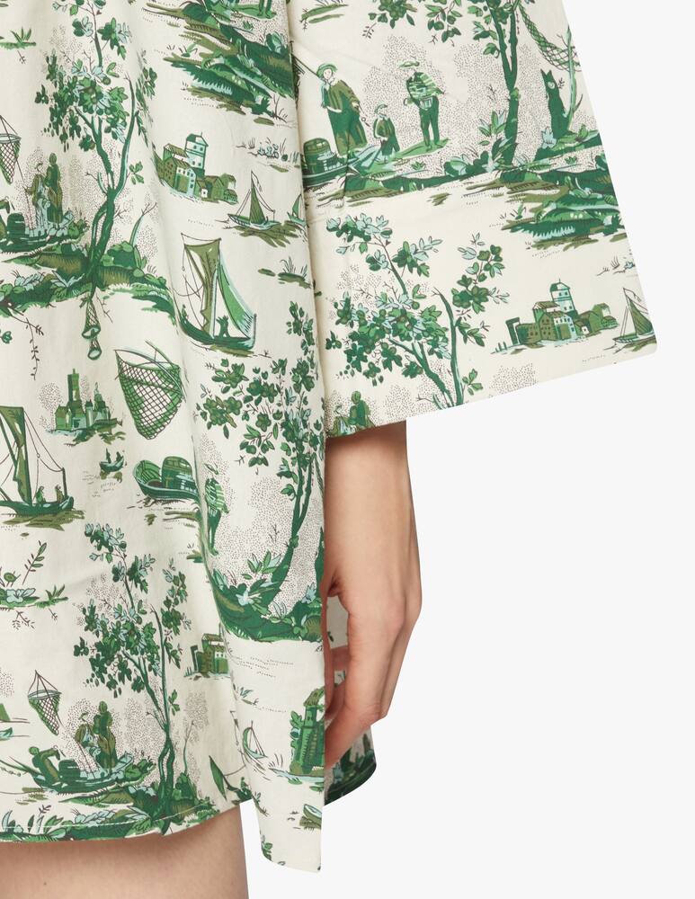 rinascente Baum und Pferdgarten Blusa in cotone Abi