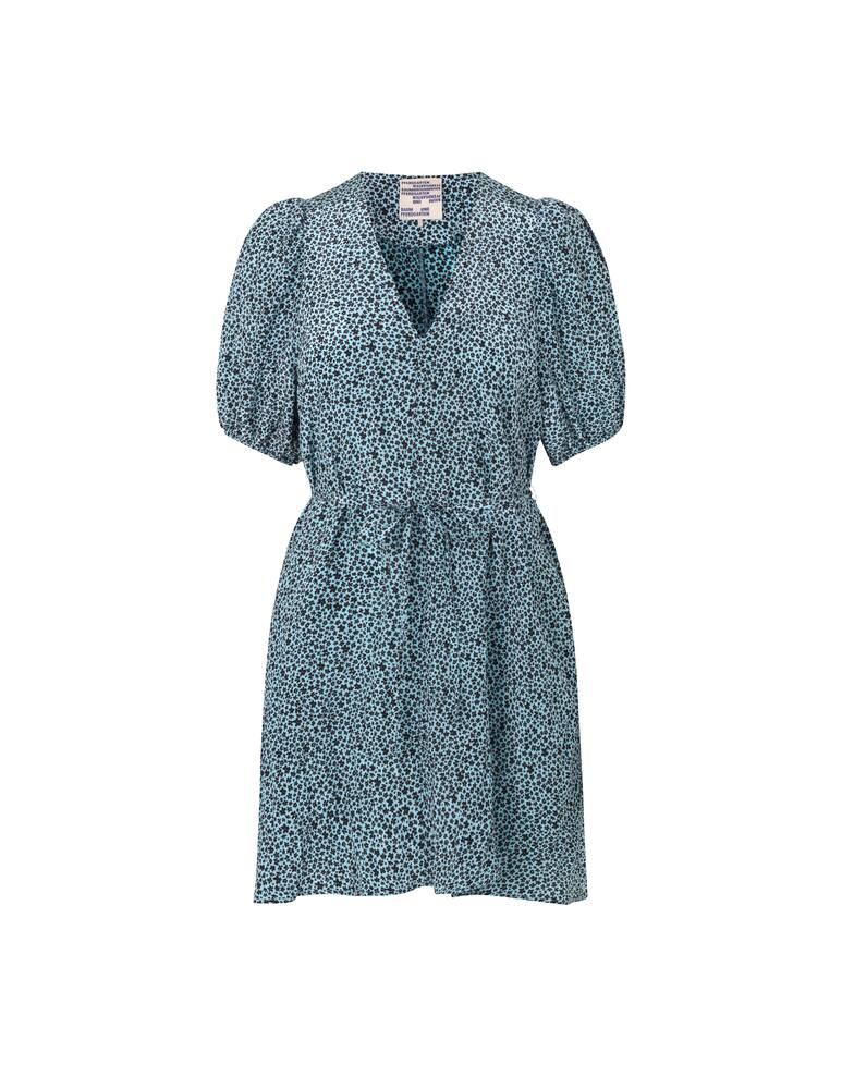 rinascente Baum und Pferdgarten Vestito mini a manica corta stampa pois Ariette - azzurro