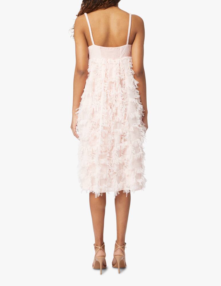 rinascente Baum und Pferdgarten Vestito midi bando con frange Acalya - rosa