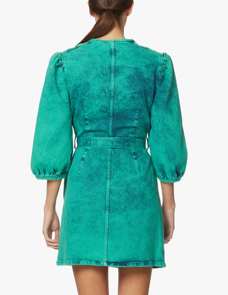 rinascente Baum und Pferdgarten 3/4 sleeves crewneck dress - green