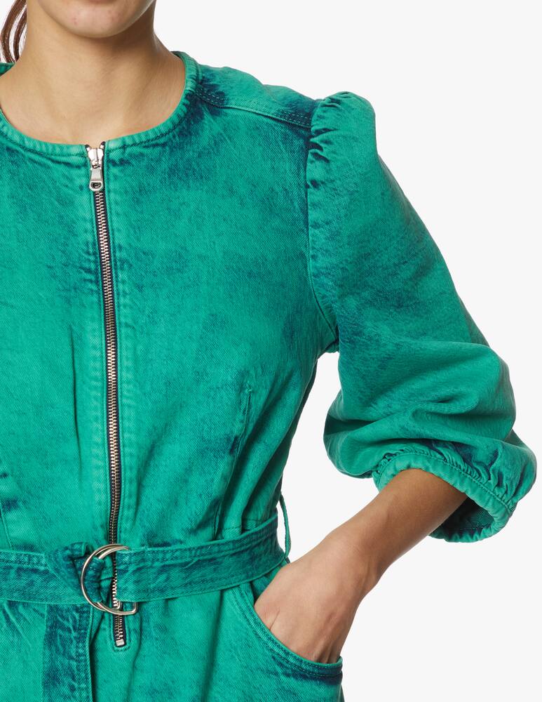 rinascente Baum und Pferdgarten 3/4 sleeves crewneck dress - green