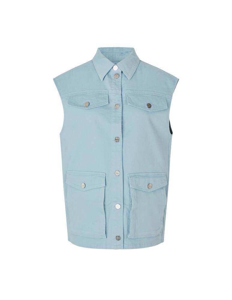 rinascente Baum und Pferdgarten Gilet Bodu - azzurro