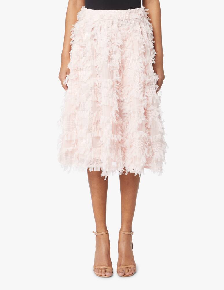 rinascente Baum und Pferdgarten Sirella midi skirt wirh fring - pink
